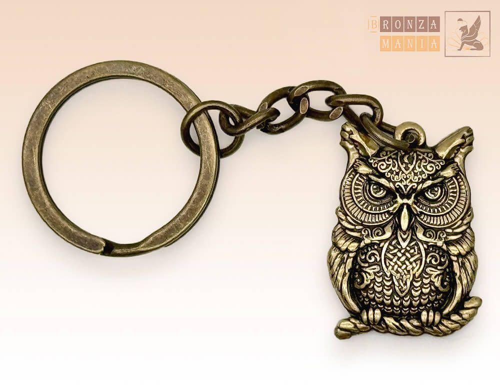 брелок Сова на ветке