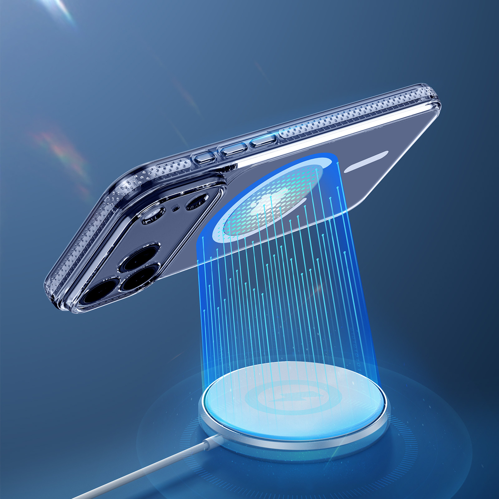 Прозрачный чехол с MagSafe для смартфона iPhone 17 Pro Max, серия Clin Mag Series (Open Ring Version) от Dux Ducis