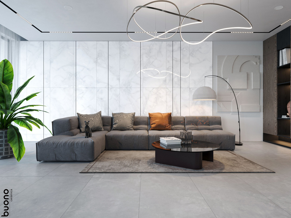 Керамогранит Buono Ceramica O4451P 1200*600*8,5мм  Onice Smoke Glossy