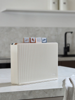 Набор из 4-х разделочных досок с держателем cut&store