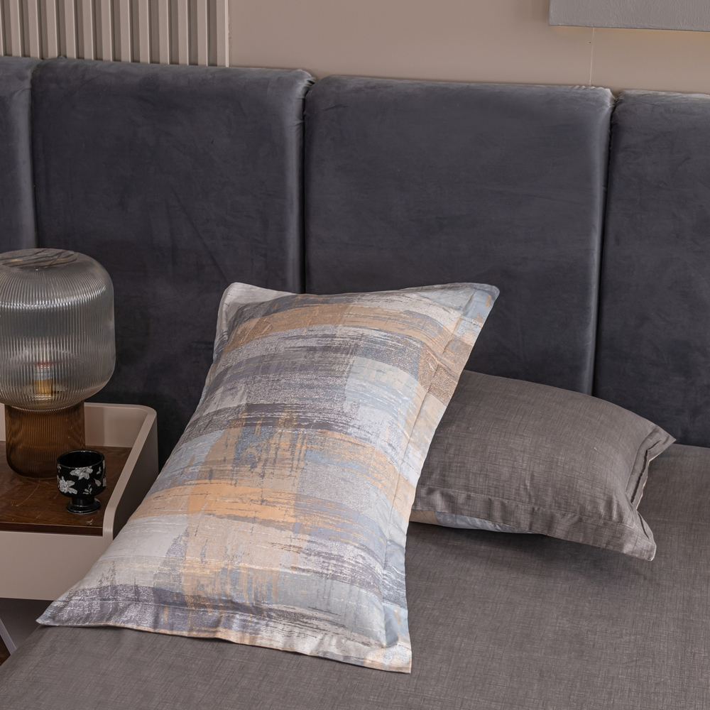 Комплект постельного белья Сатин с Одеялом 100% хлопок 160x80 на резинке OBR154