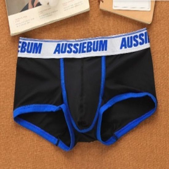 Мужские трусы хипсы черные в сетку Aussiebum