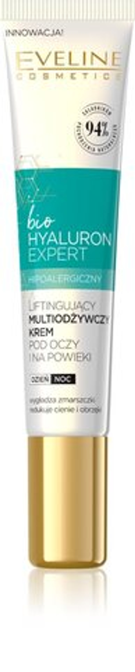 Eveline Cosmetics Bio Hyaluron Expert - питательный крем для глаз /   20  ml  / GTIN 5903416007104