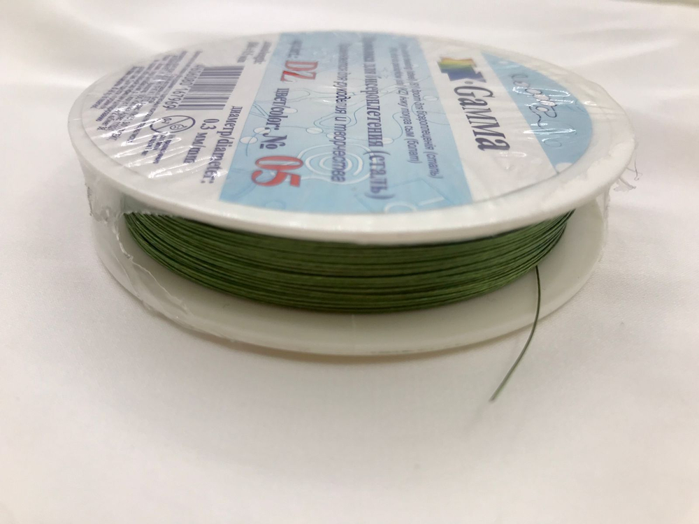 "Gamma" Проволока для бисера (ланка) DZ d 0.3 мм 100 м №05