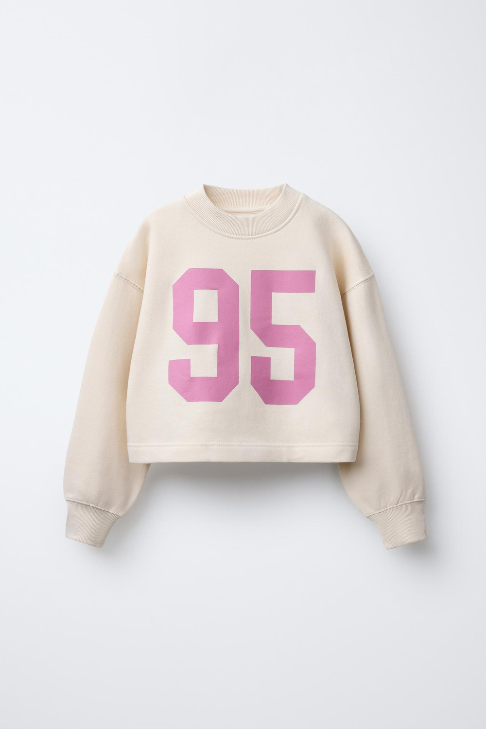 ZARA КОМПЛЕКТ ИЗ ТОЛСТОВКИ И БРЮК, РОЗОВЫЙ