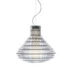 Pendant design lamp  Tropico Bell by Foscarini (Clear)