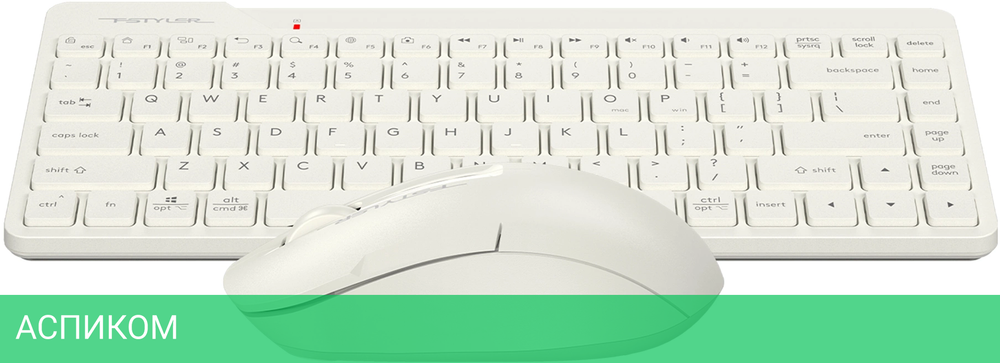 Набор периферии A4Tech Fstyler FG2200 Air2 бежевый