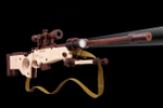 Снайперская винтовка AWP от TARG - деревянный конструктор, сборная модель, 3d пазл