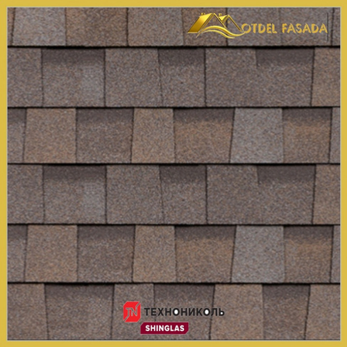 Гибкая черепица ТехноНиколь SHINGLAS Джаз Сицилия 2м2 (Двухслойная)