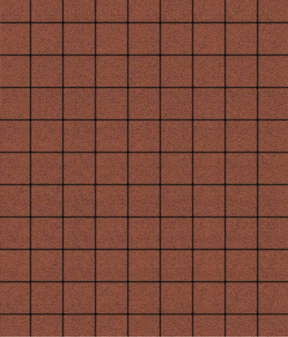 Гранитная тротуарная плитка КВАДРАТ - Б.3.К.6 Гранит Красный