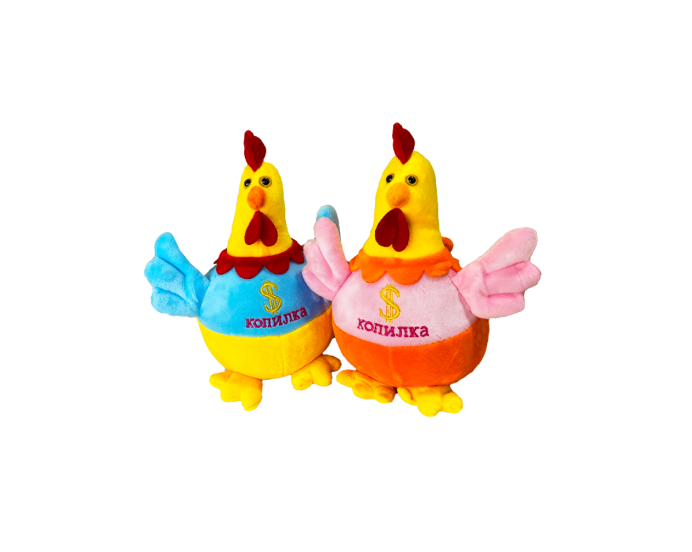 Музыкальная игрушка Петух-копилка 20см
