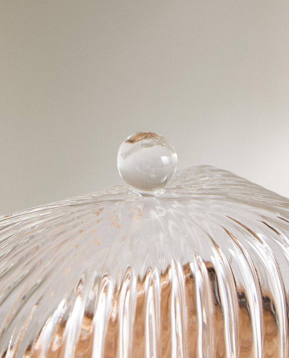 Zara Home маслёнка из боросиликатного стекла, цвет прозрачный, 17 см