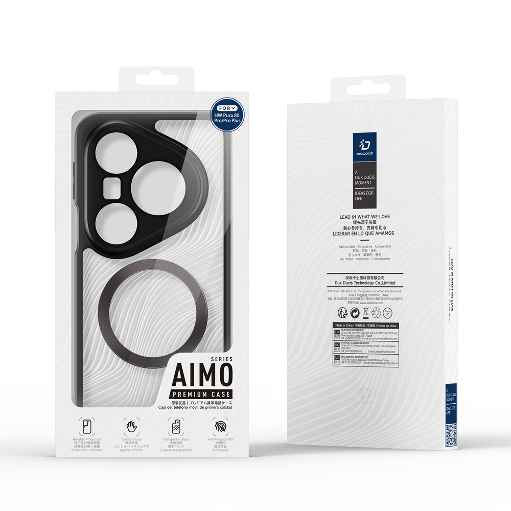 Чехол с поддержкой MagSafe от Dux Ducis для Huawei Pura 80 Pro и 80 Pro+, серия Aimo Mag Series Case