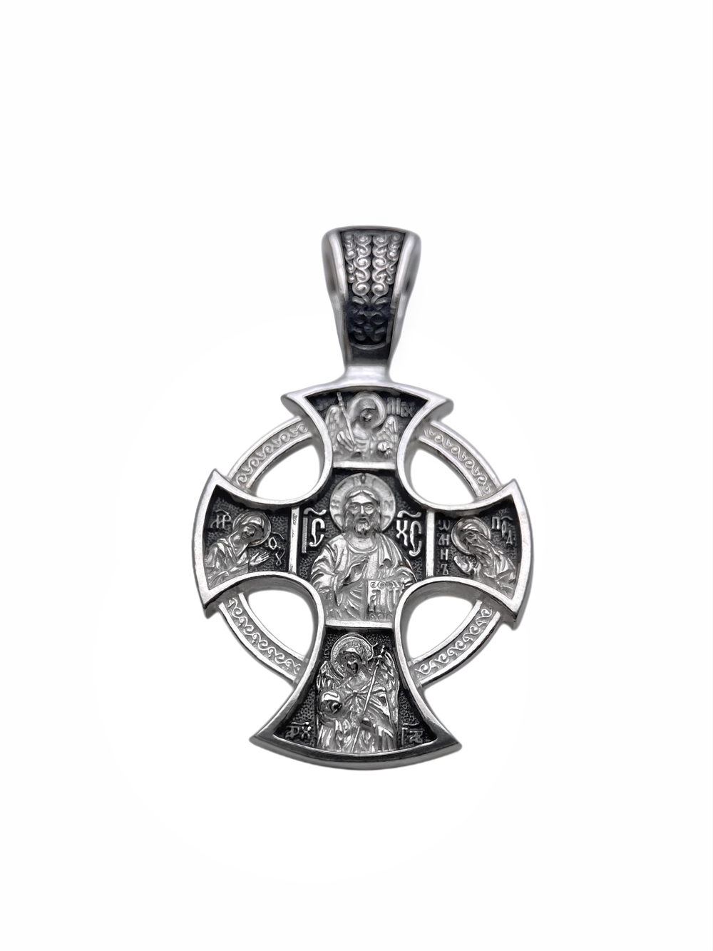 Крест из серебра/Чернение