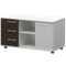 Креденция левая KZT-62L Дуб венге/Белый 1200x568x648 Кортез