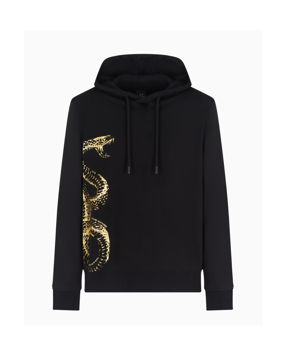 Толстовка с капюшоном и макси-принтом Armani Exchange