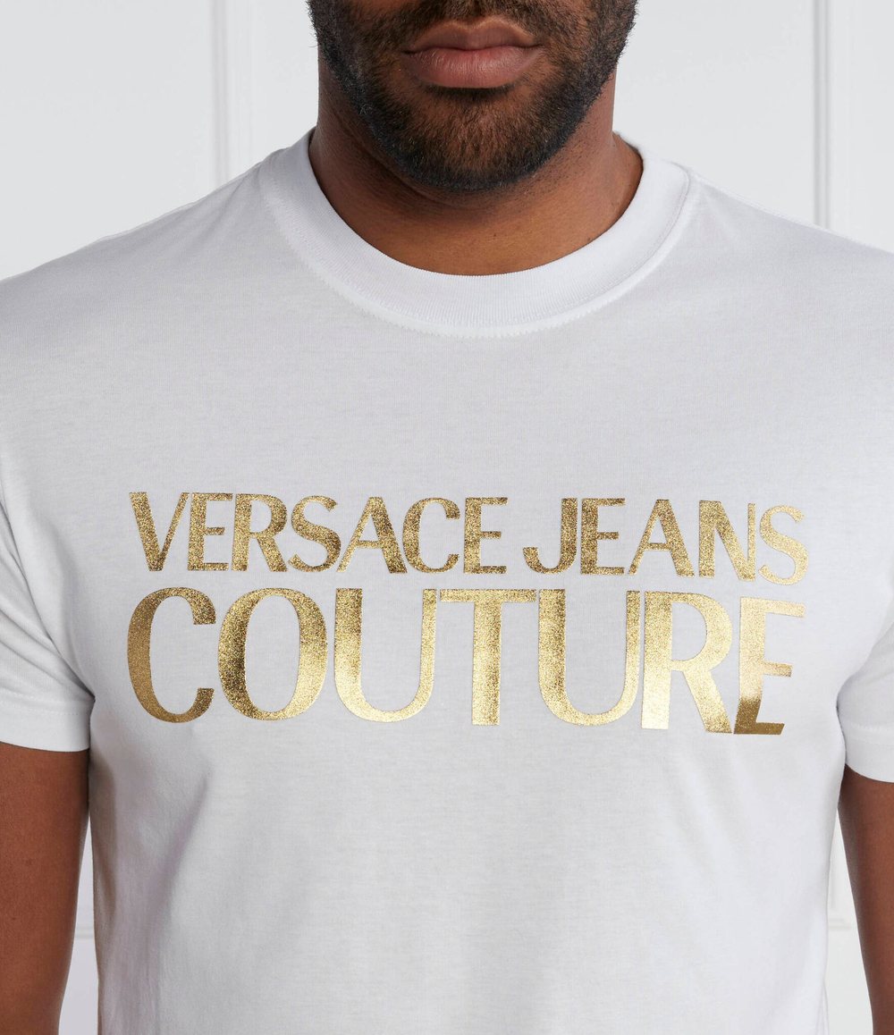 Футболка MAGLIETTA Versace Jeans Couture - белый(76GAHT00CJ00T)