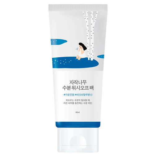 Round Lab Birch Juice Moisturizing Washoff Pack увлажняющая маска с 52% берёзового сока