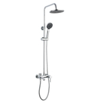Душевая система 40к F2416 FRAP лейка "Тропич. душ" D200мм, лейка 3 реж, хром, латунь
