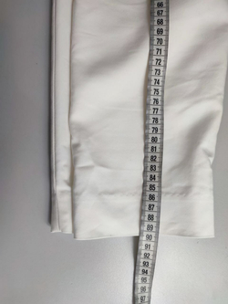 Бриджи Bonprix со льном белые 60+ размер