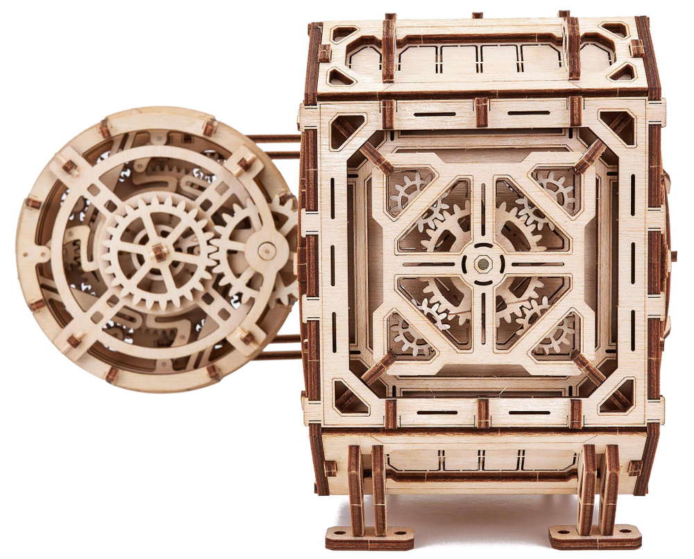 Механическая сборная модель Wood Trick Механический Сейф