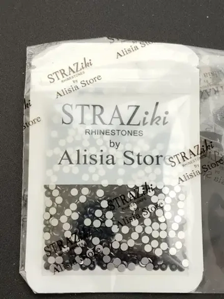 Стразы холодной фиксации стекло ss16 Black