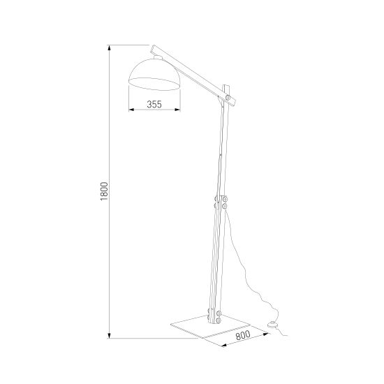 5582 / напольный светильник / Oslo