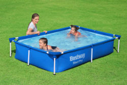 Каркасный прямоугольный бассейн Bestway 221х150х43 см (56401 BW)