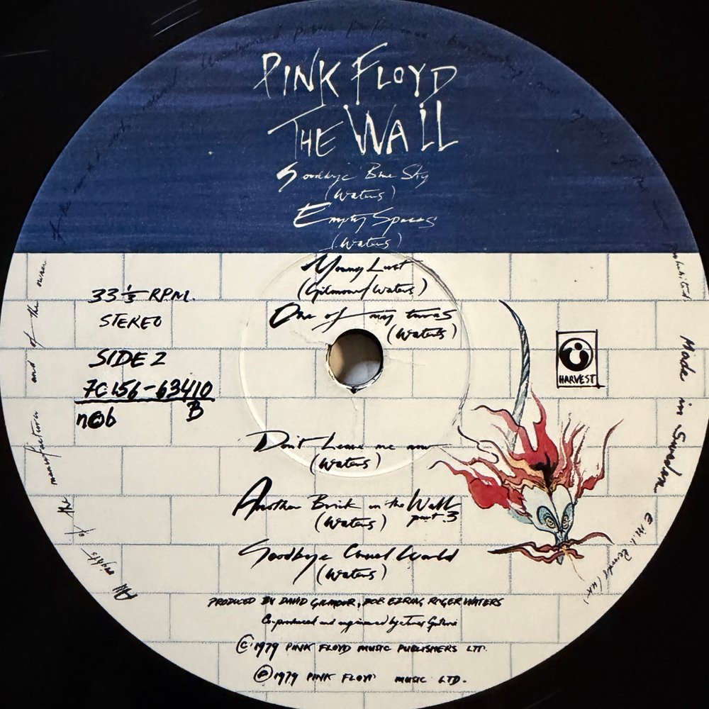 Pink Floyd - The Wall 2LP (Швеция 1979г.)