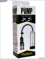 Прозрачная вакуумная помпа Eroticon PUMP X3 с ручным насосом