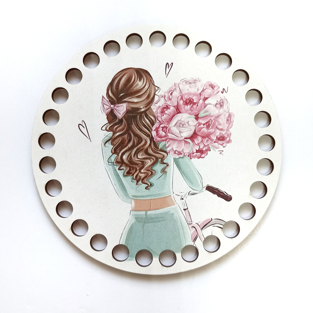 Донышко Принт Девушки 12см Дизайн в ассортименте