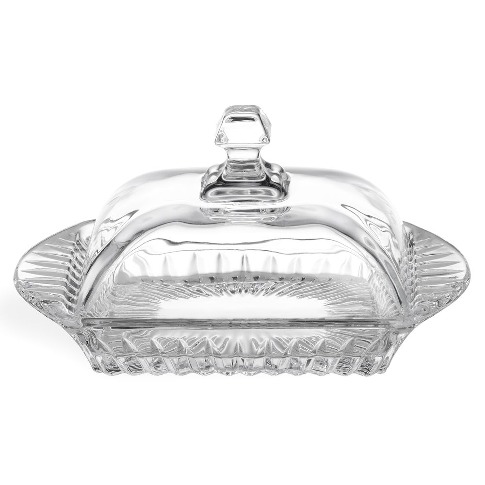 МАСЛЕНКА "MUZA CRYSTAL" 17,5*10,5 СМ. ВЫСОТА=9 СМ