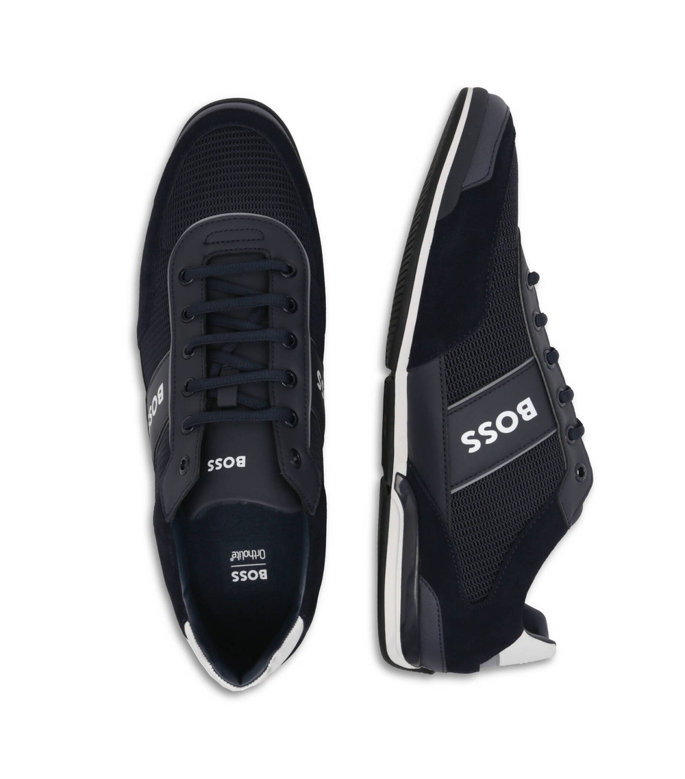 кроссовки saturn_lowp_pulg BOSS BLACK - темно-синий(50485629)