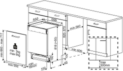 Встраиваемая посудомоечная машина Hotpoint HI 4D66 DW