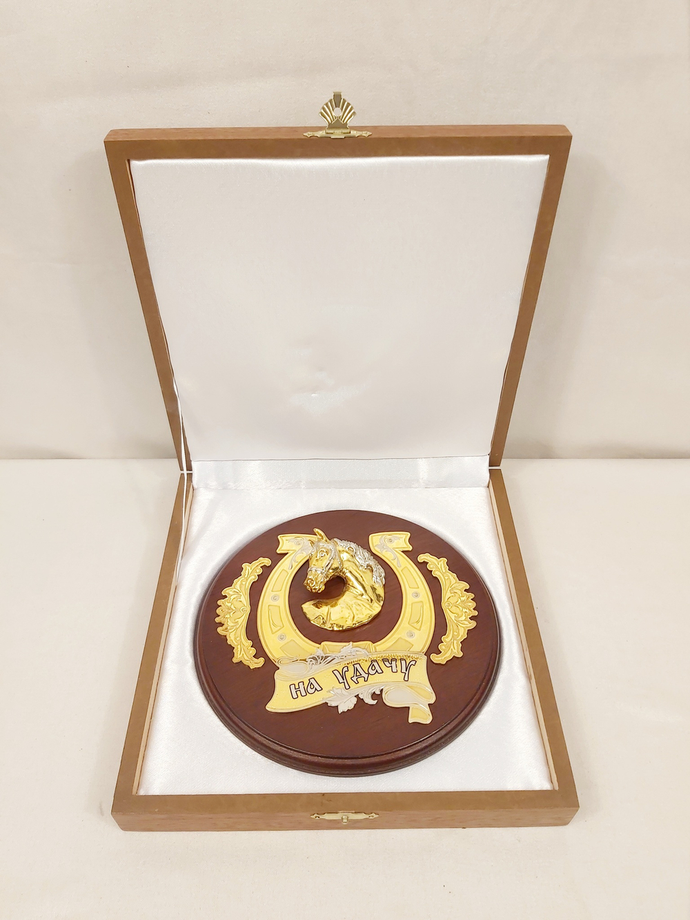 Панно Подкова "На удачу" (Златоуст) большая