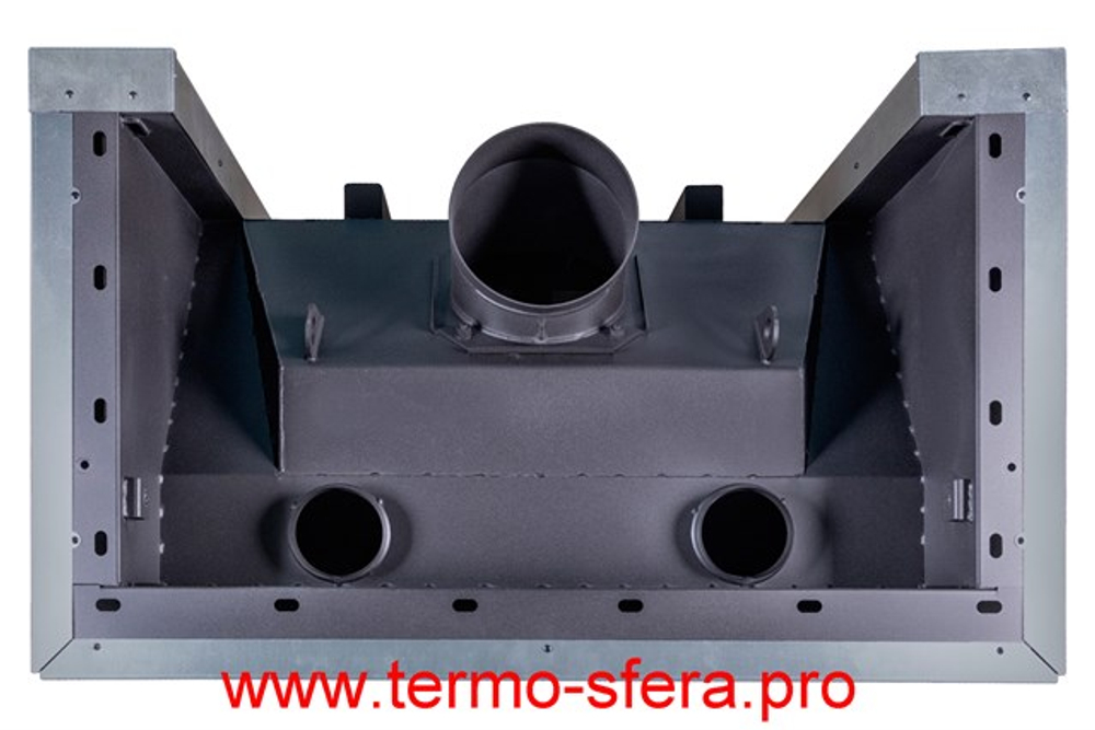 Каминная топка Экокамин ДЕЛЬТА 1200 три стекла принтинг