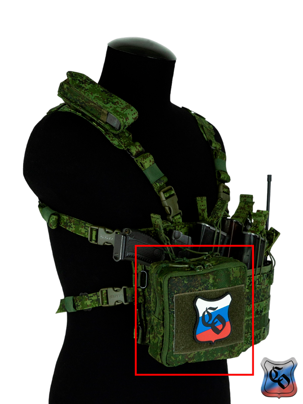 Подсумок SSO ОРГАНАЙЗЕР MOLLE. Сумка под карту и органайзер. ЕМР