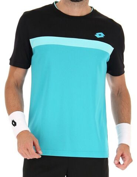 Мужская теннисная футболка Lotto Superrapida VI T-Shirt 2 - небесный