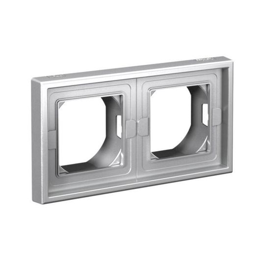 Рамка 2-м ArtGallery IP44 алюм. SE GAL440302