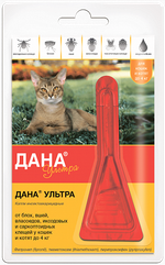 Apicena Дана Ультра капли инсектоакарицидные на холку