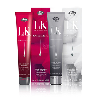 Перманентный краситель для волос Lisap LK Cream Color Oil Protection Complex (Lisap LK OPC)