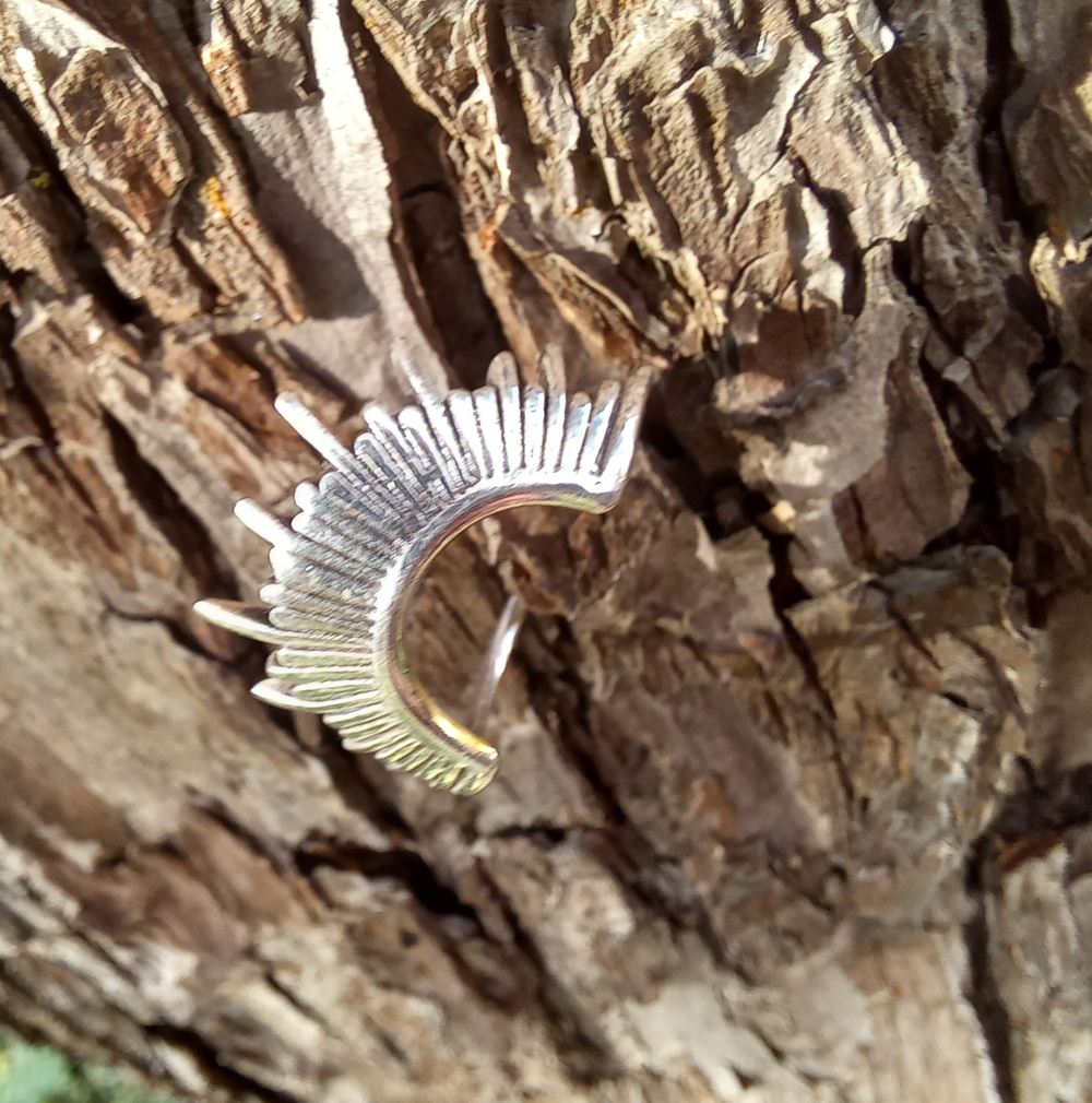 Кольцо ВОСХОД СОЛНЦА, серебро