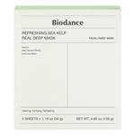 Biodance Refreshing Sea Kelp Real Deep Mask - успокаивающая гидрогелевая маска с экстрактом водорослей