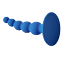 Синяя анальная пробка Pulse - 10 см.