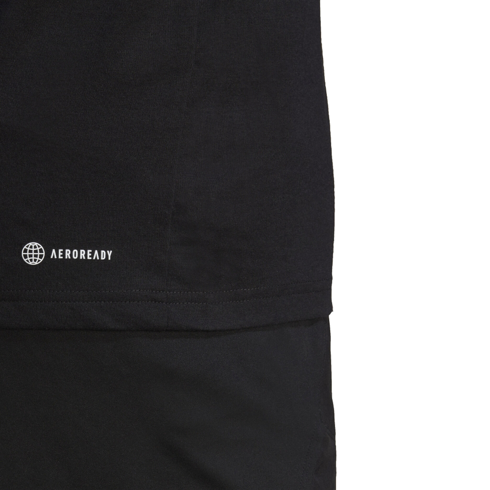 Мужское теннисное поло adidas Training Essential Feel Ready Logo T-Shirt Men - Black, White