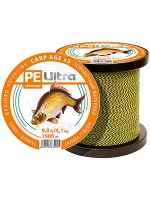 Поводочный материал CARP AGEx3 Ил/Глина 1500m 9,2kg/20,3lb