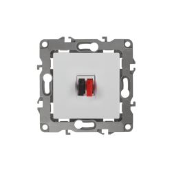 Розетка ЭРА Серия 12 12-3111-01 аудио IP20 белый | Эра 12