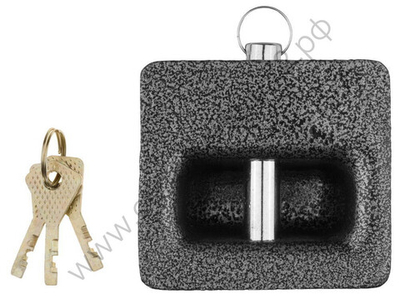 ЗУБР 85 х 80 мм, повышенной защищенности дисковый механизм секрета, навесной замок (3720-10)