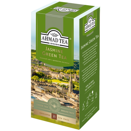 Чай зеленый Ahmad Tea с Жасмином 25 пакетиков