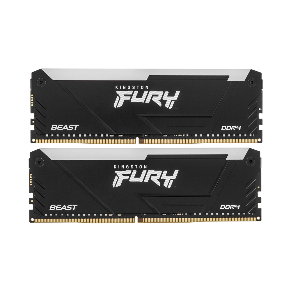 Комплект модулей памяти Kingston FURY Beast RGB KF432C16BB12AK2/32WP DDR4 32GB (Kit 2x16GB) 3200MHz